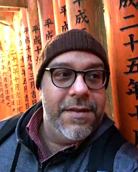 Raju at the Fushimi Inari shrine in Kyoto