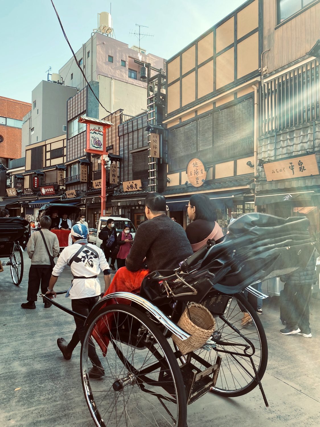 Rickshaw in old-town Asakusa